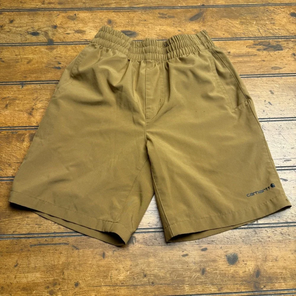 Carhartt Kids‎ Brown Cargo Style Elastic Waist Shorts Size S P P